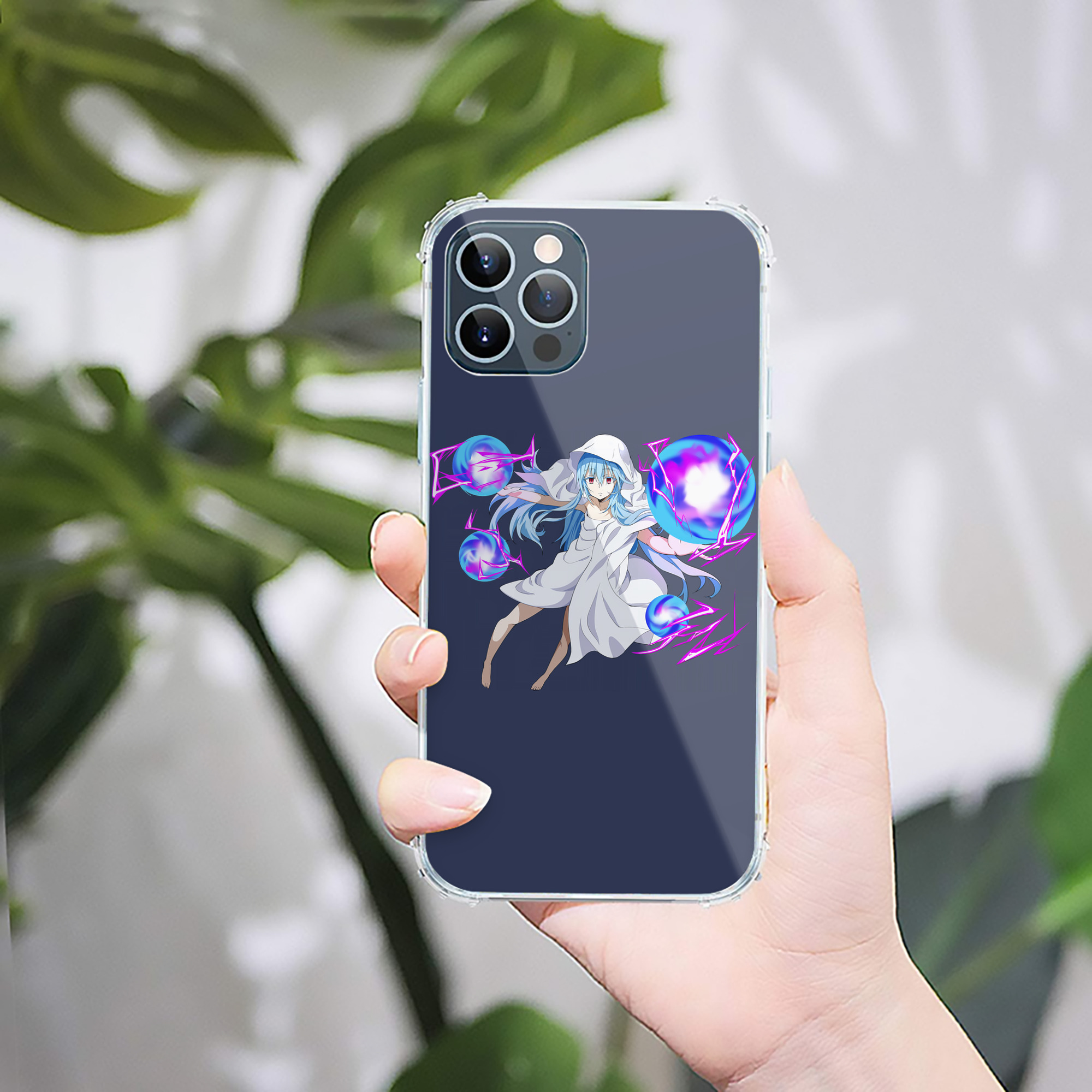 （画像用） 転スラ Regarding Reincarnated to Slime 【iPhone 12シリーズ対応】透明スマホケース（クリアソフトケース）